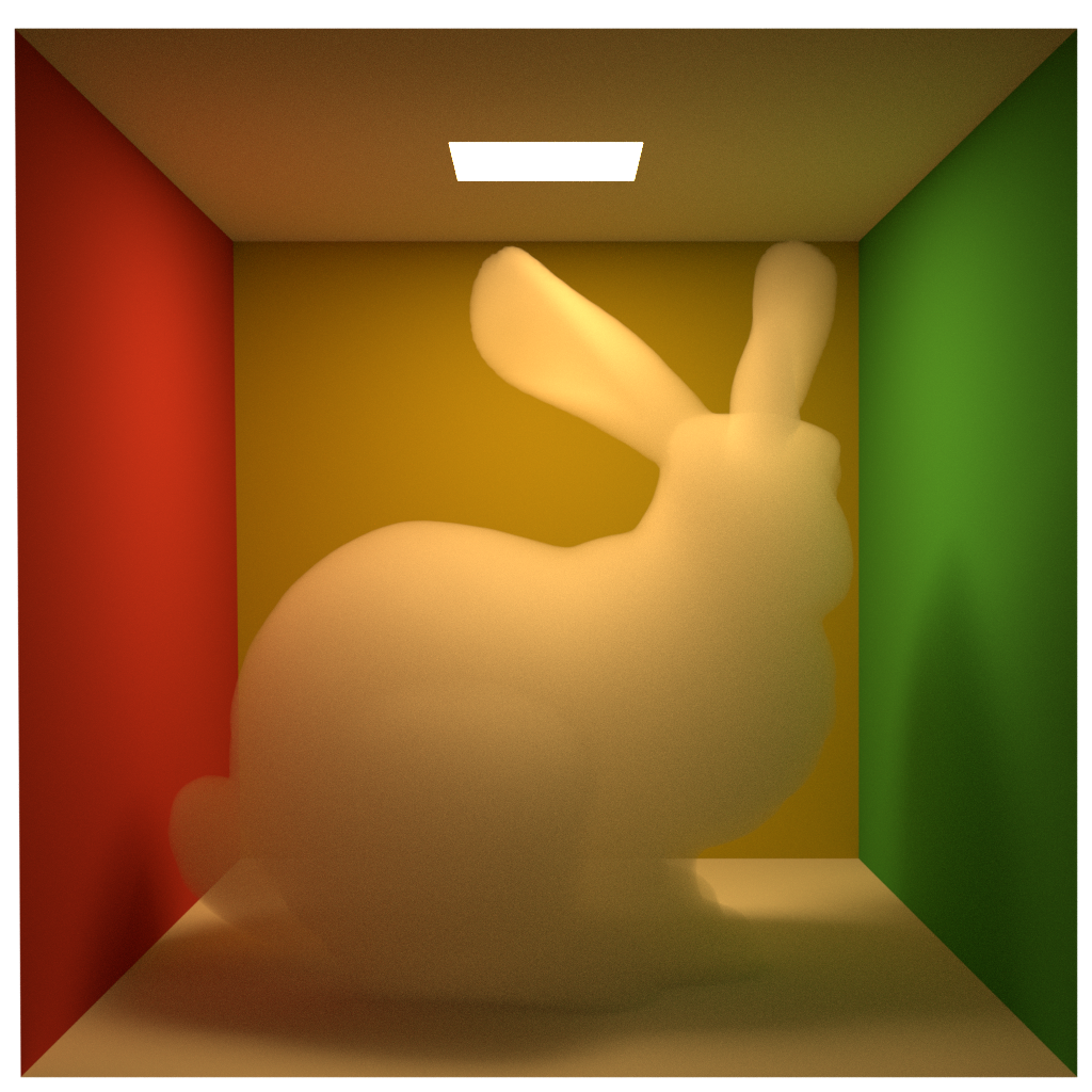 Bunny Volume Tester scene shipping with appleseed 2.1.0-beta.