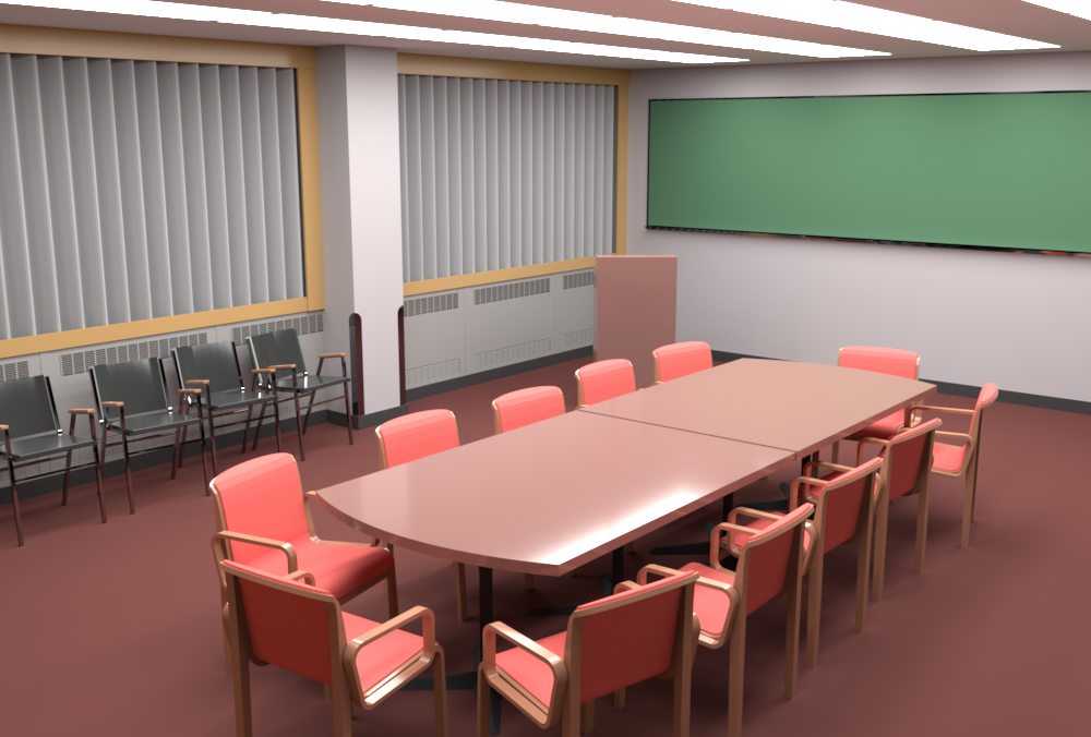 Conference Room
rendered by RenderMan (camera 1).