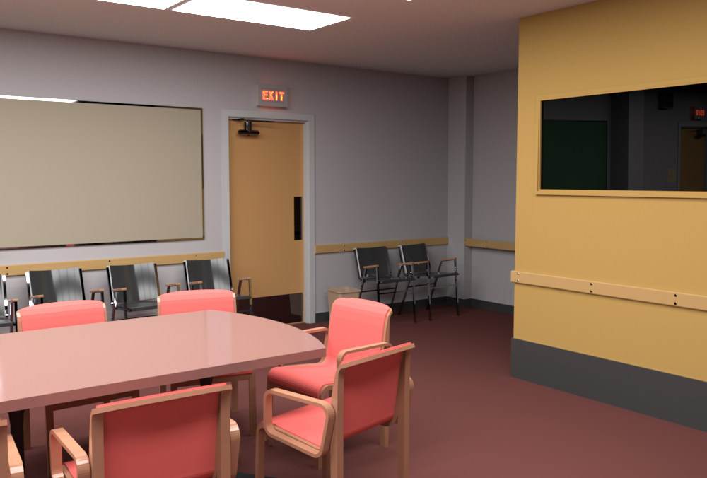Conference Room
rendered by RenderMan (camera 3).