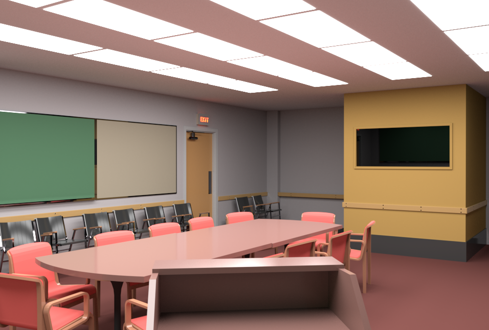 Conference Room
rendered by RenderMan (camera 4).