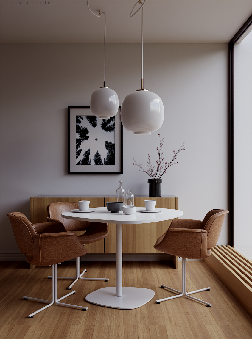 Danish Mood scene from LuxCoreRender examples.