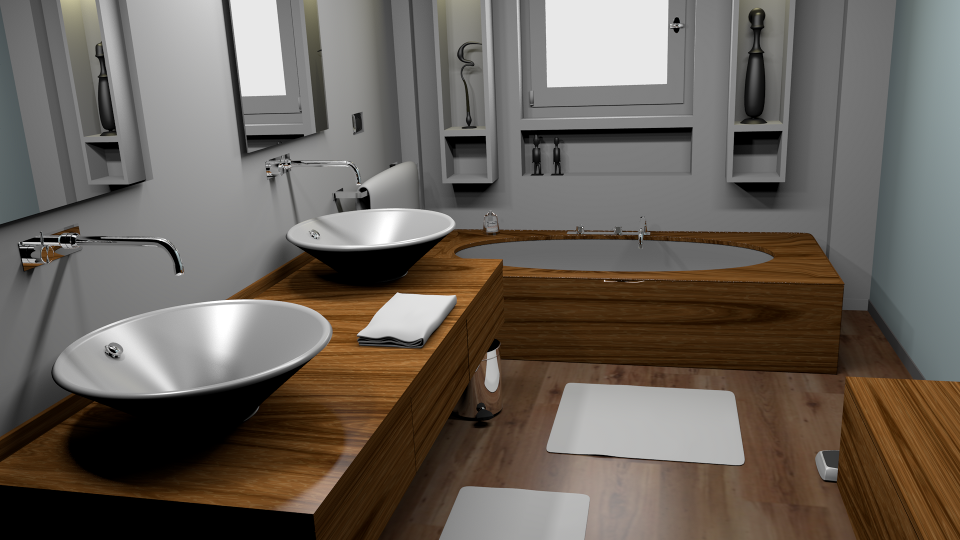 Direct lighting: No bounces for diffuse or specular (glossy).