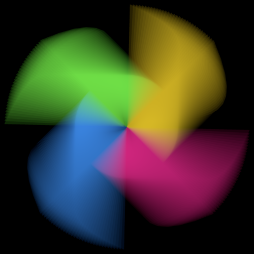 Blender's intenral renderer with motion blur