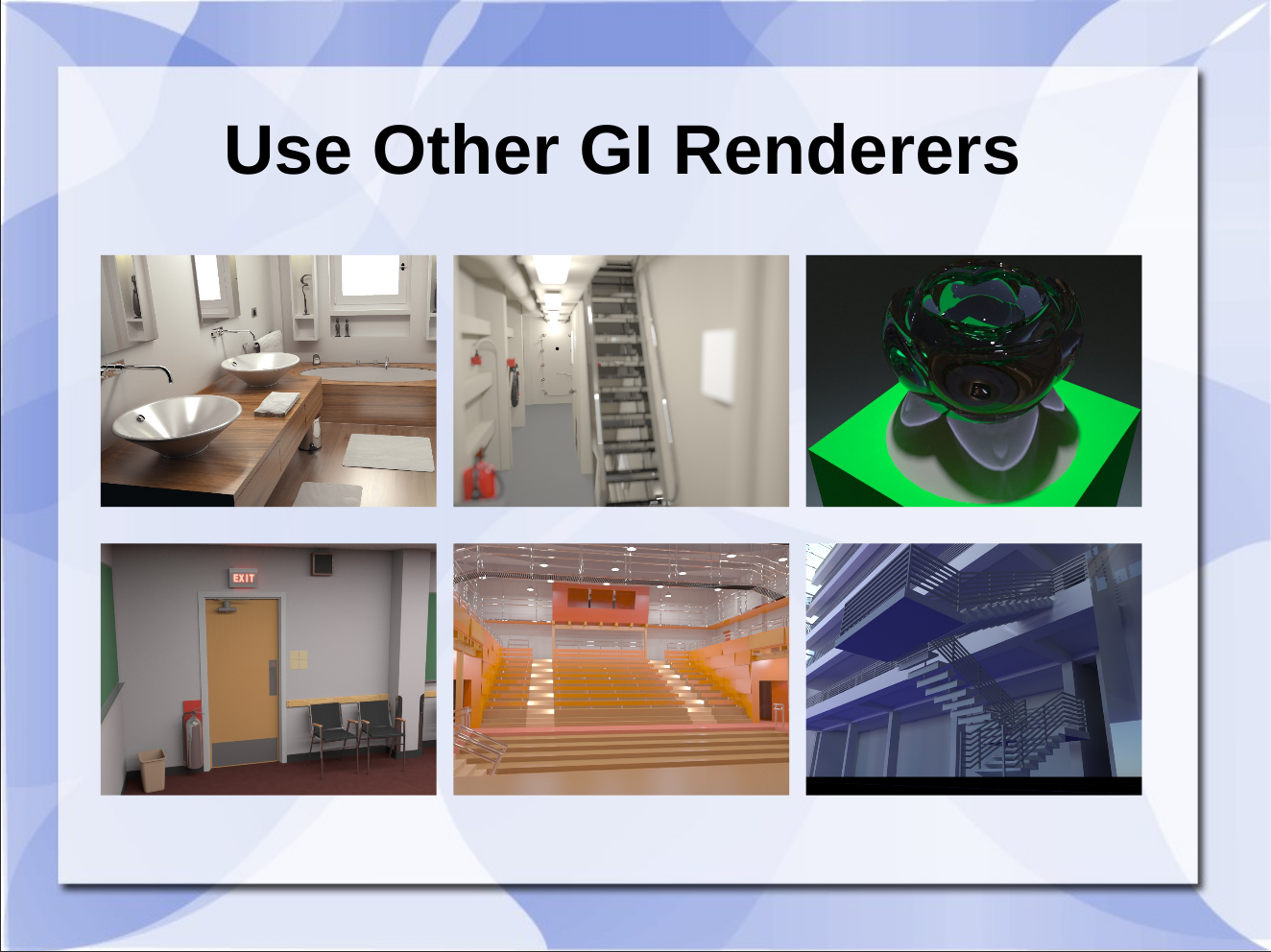 Slide from Blender Conference in 2014