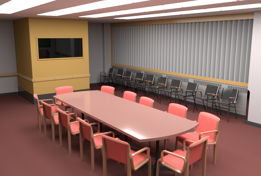 Conference Room
rendered by RenderMan (camera 5).