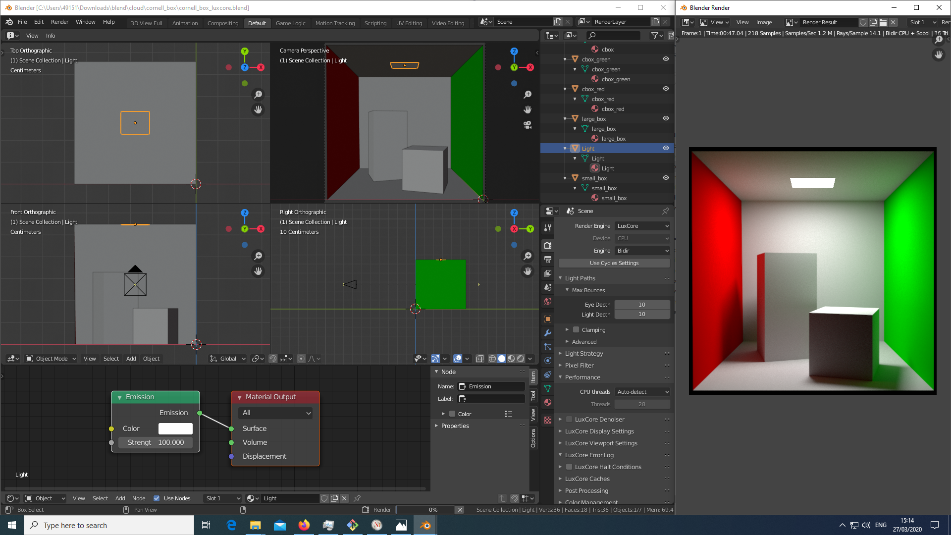 Render Comparison On Github