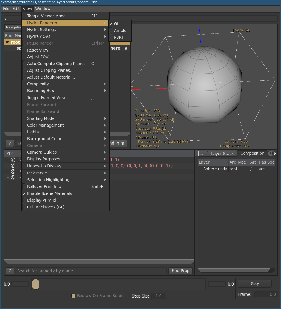 USDView and other renderers like PBRT and Arnold.