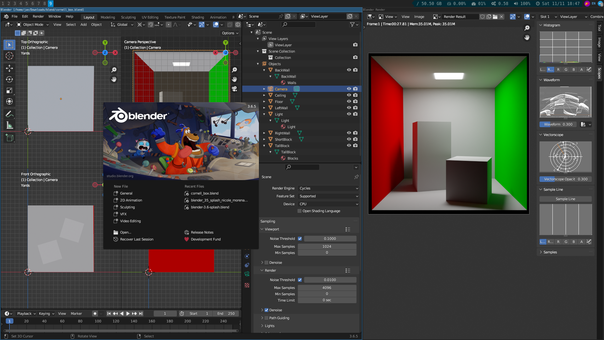 Blender 3.6.5 ready for more tests